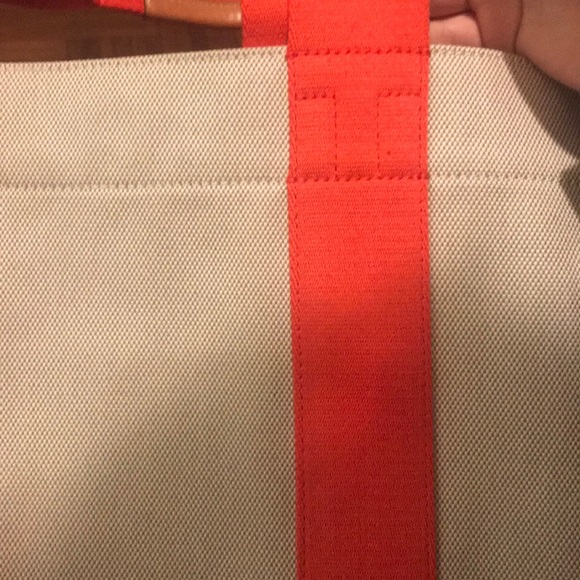 Tory Burch canvas beach bag - Picture 3 of 6